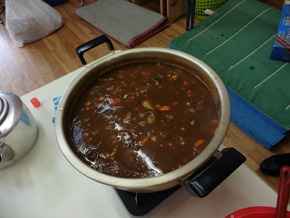 カレーライスパーティーをしたよ♪