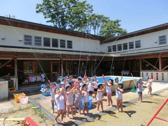 ☆水遊びをしたよ☆年中:画像２