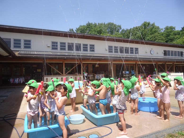 ☆水遊びをしたよ☆年中