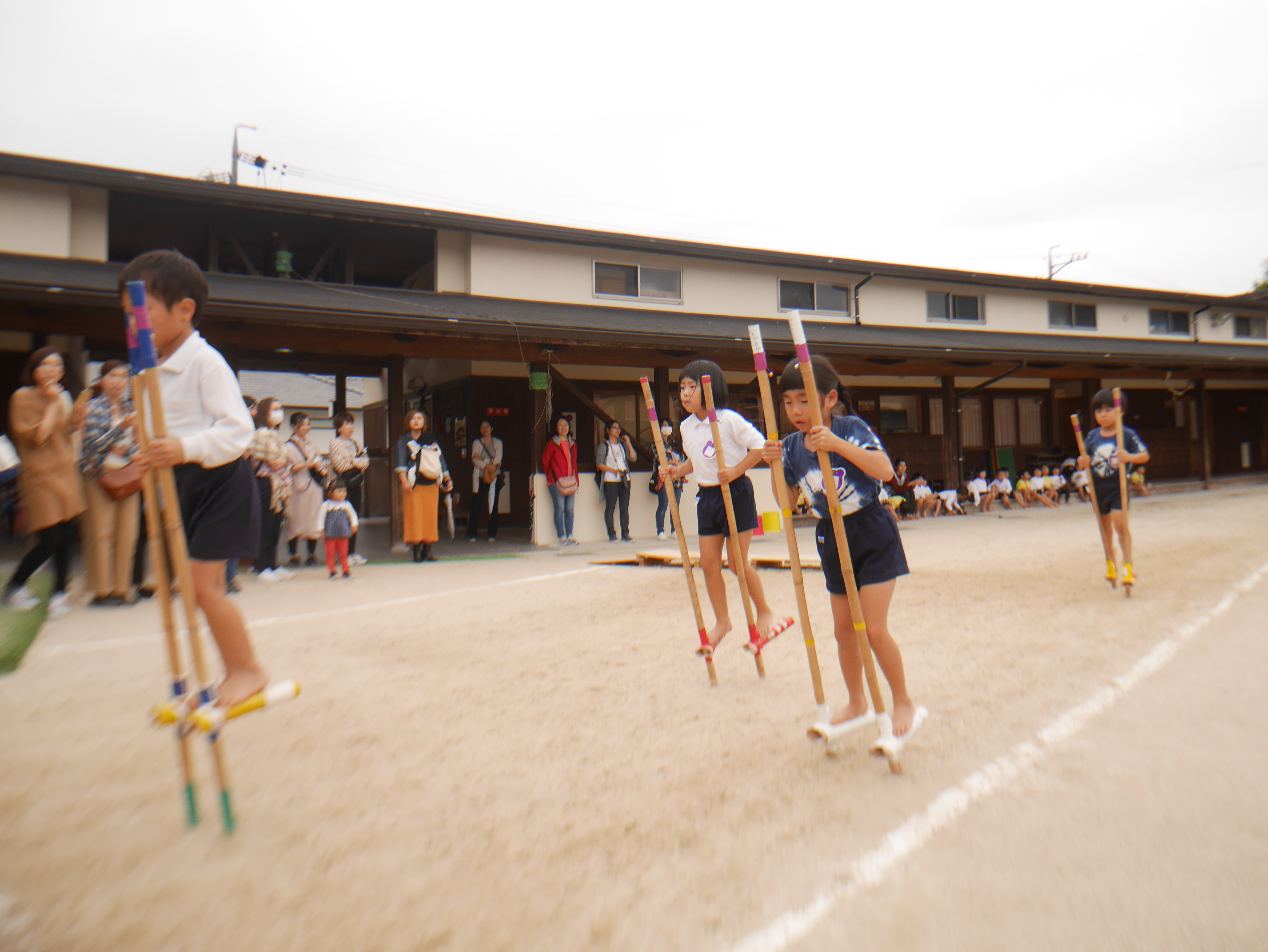 ★年長★竹馬大会:画像４