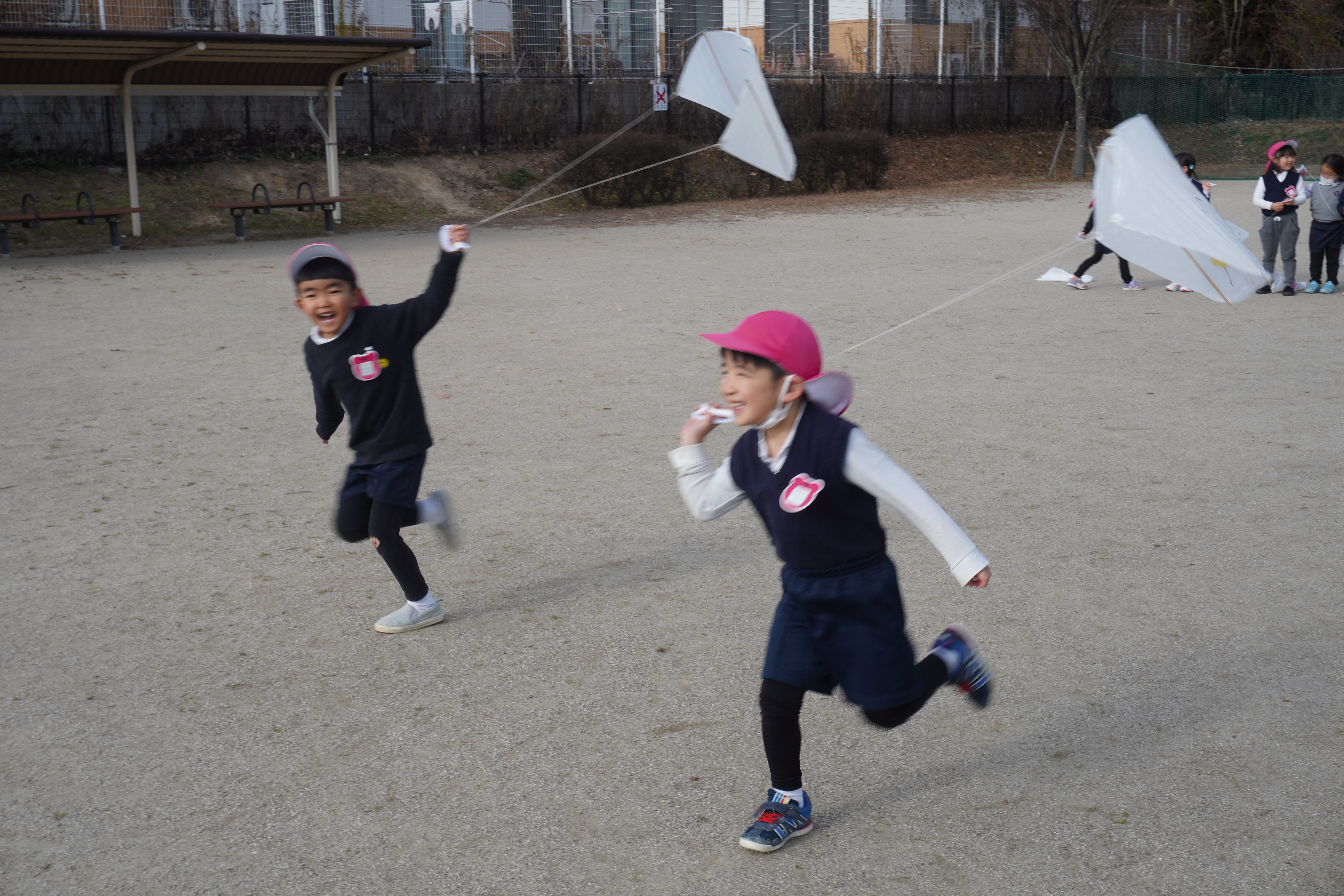 ☆はなぐみ☆　二回目の凧あげに行きました！