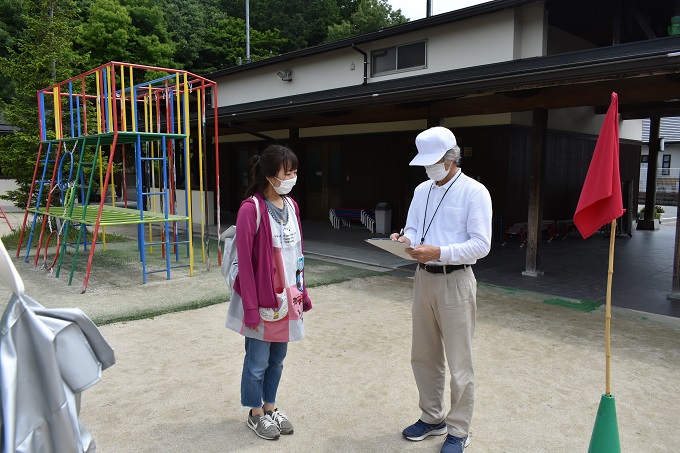 避難訓練がありました