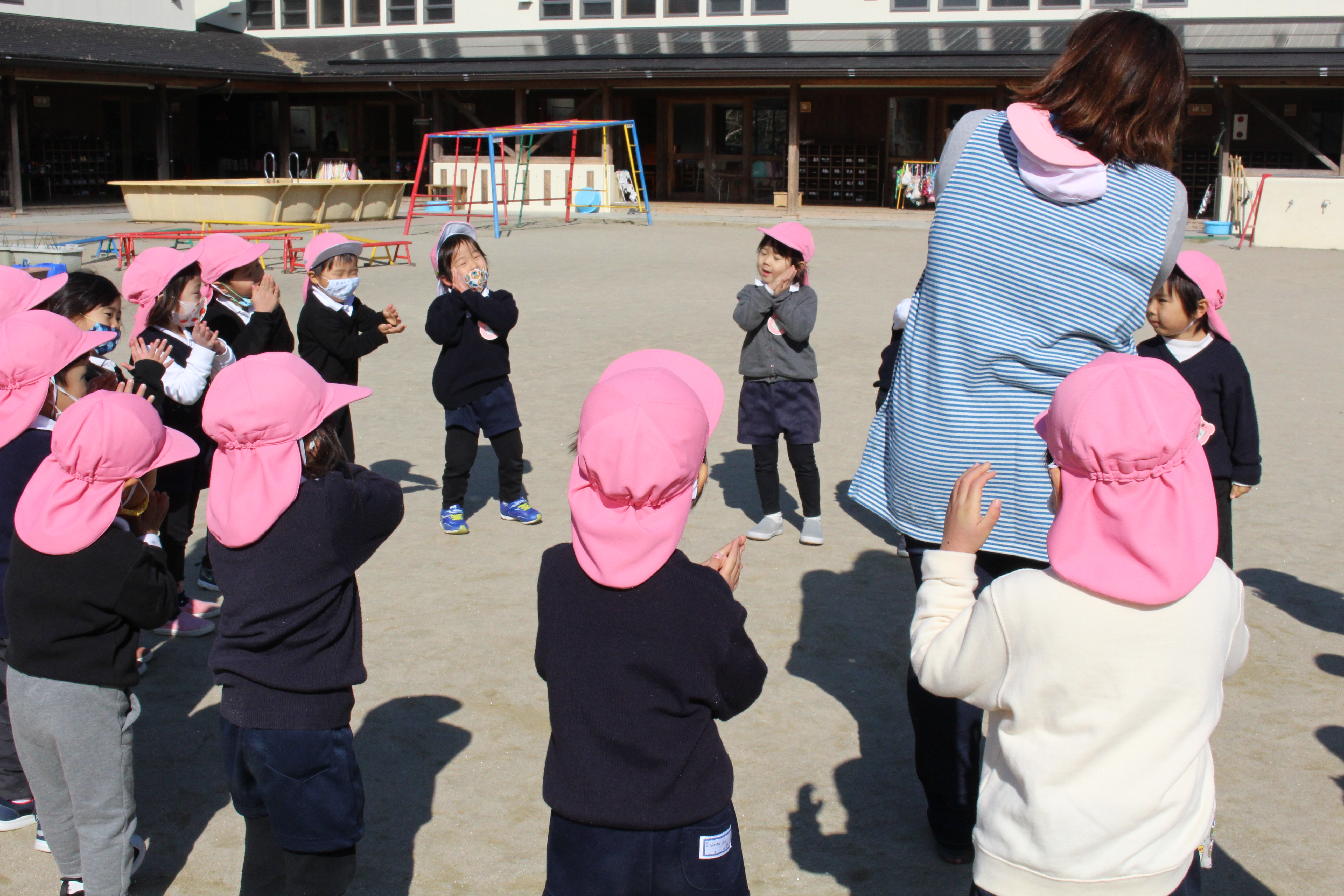 ☆年少☆鬼ごっこをしました！