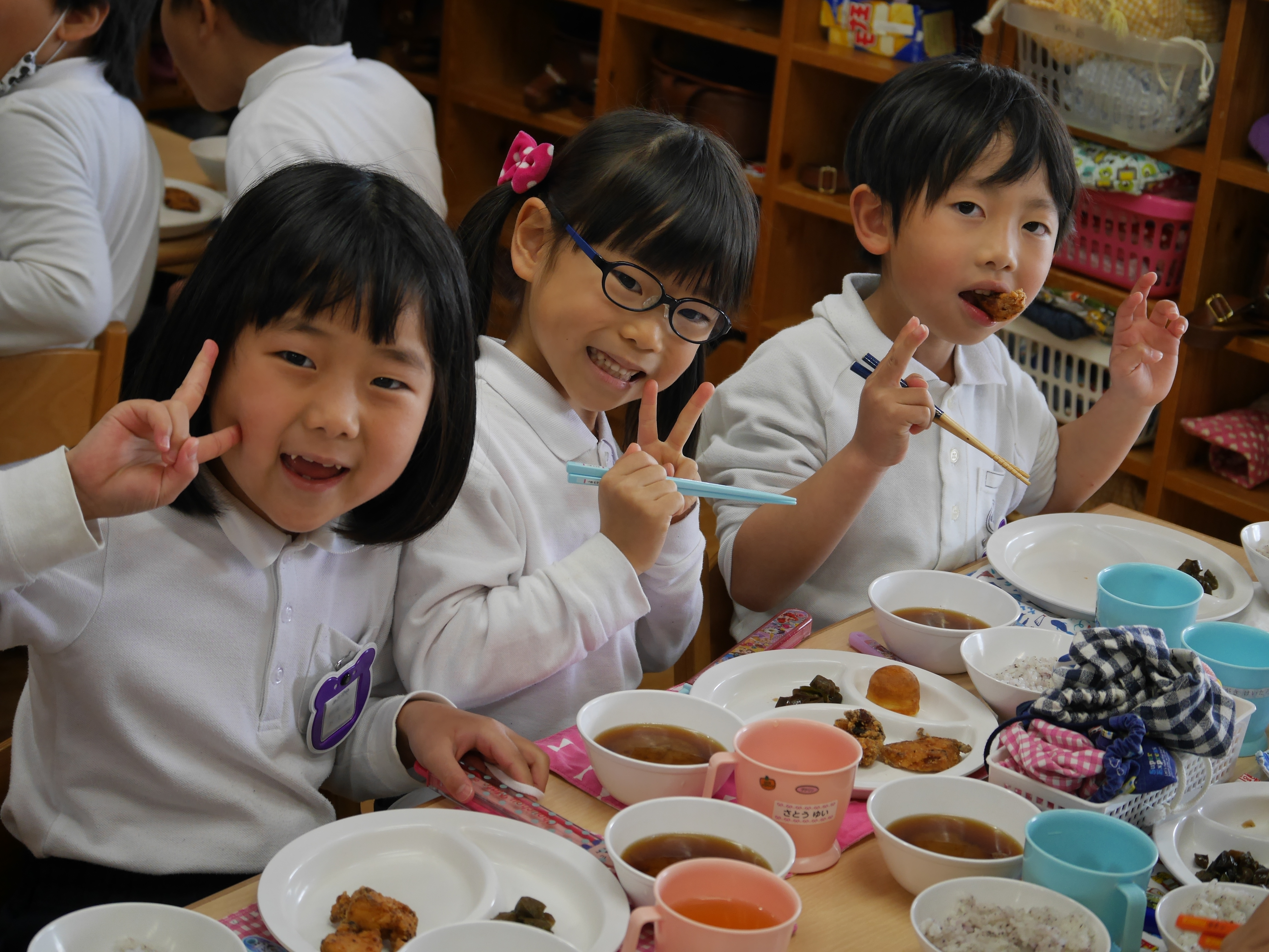 ★年長★最後の給食でした！:画像４