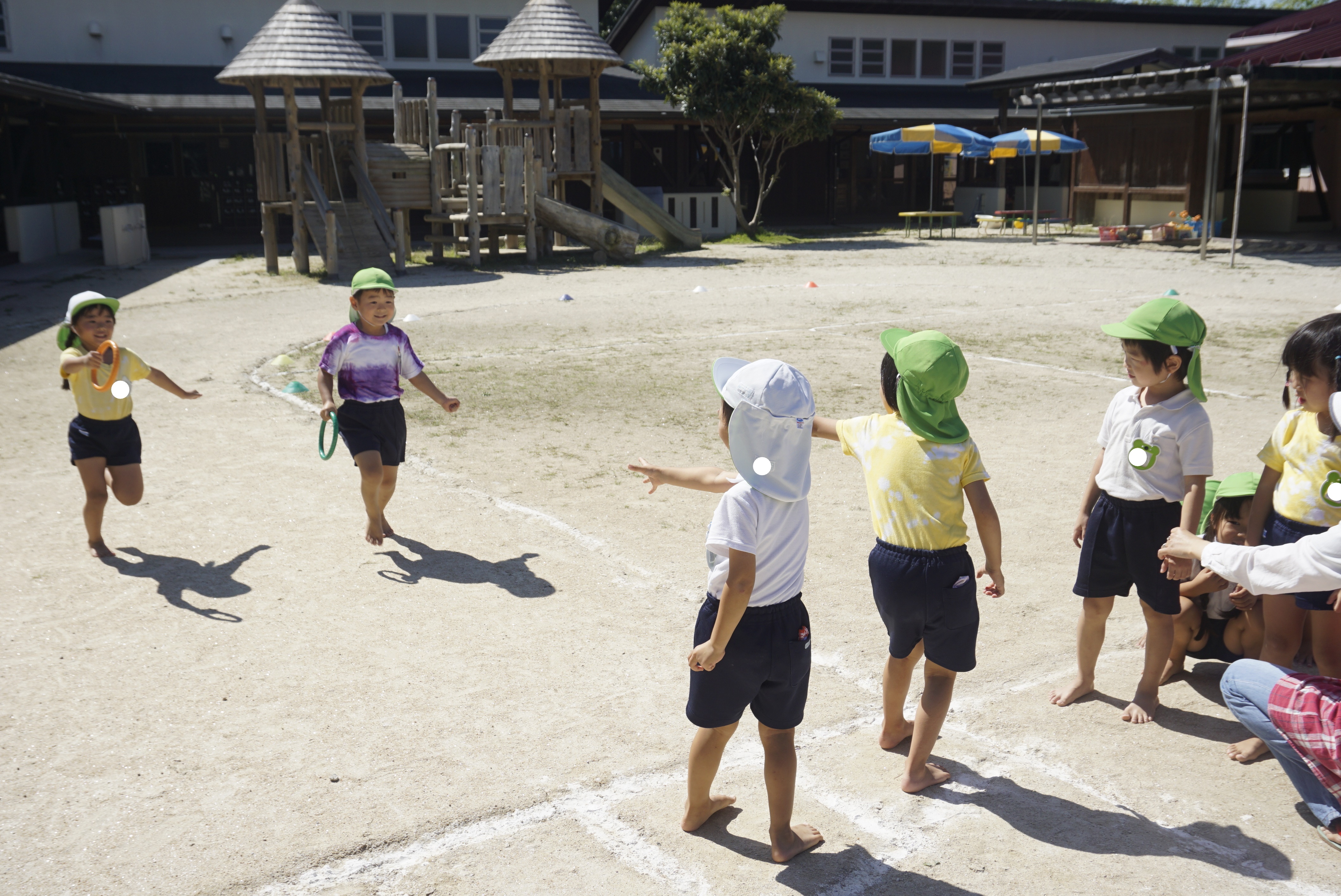 ☆年中☆　運動会ごっこをして遊んだよ:画像２