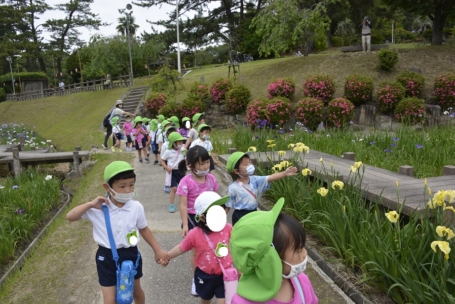 ☆年中☆東公園へ散歩に出かけたよ！:画像２