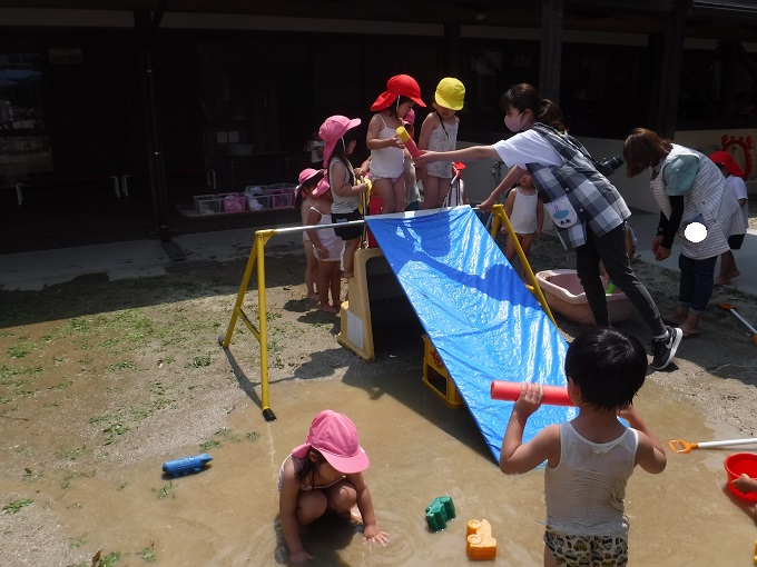 ★年少★水遊びたのしいな♪:画像２