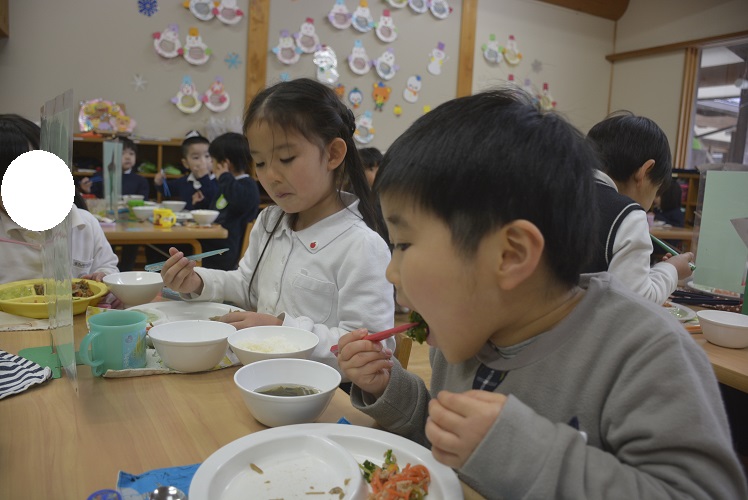 畑の冬野菜を食べました(*^^*)年中:画像５