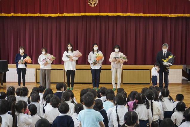 ☆退任式(お別れの式)がありました