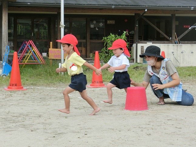 ☆年少☆運動会の練習をしているよ♪