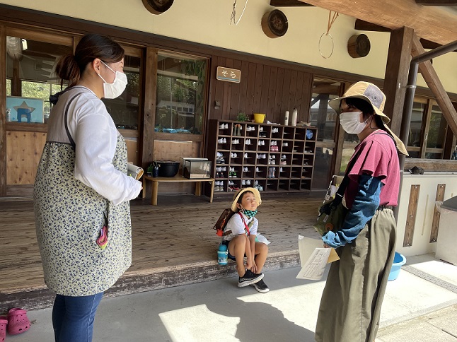 園児引き渡し訓練が行われました