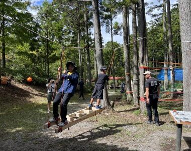 【岡短幼教NEWS】表現・実技コース「子ども好適空間演習」宿泊実践を行いました